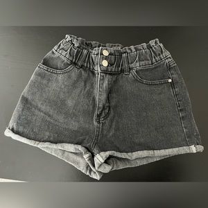 Shein Black Denim Shorts